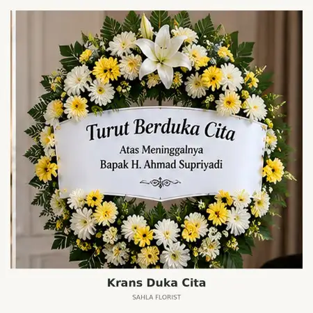 Krans Bunga Duka Cilendek